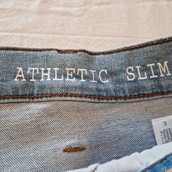 Madewell Jeans Mens 40x32 Athletic Slim Everyday Flex Light Wash Denim - Picture 8 of 16